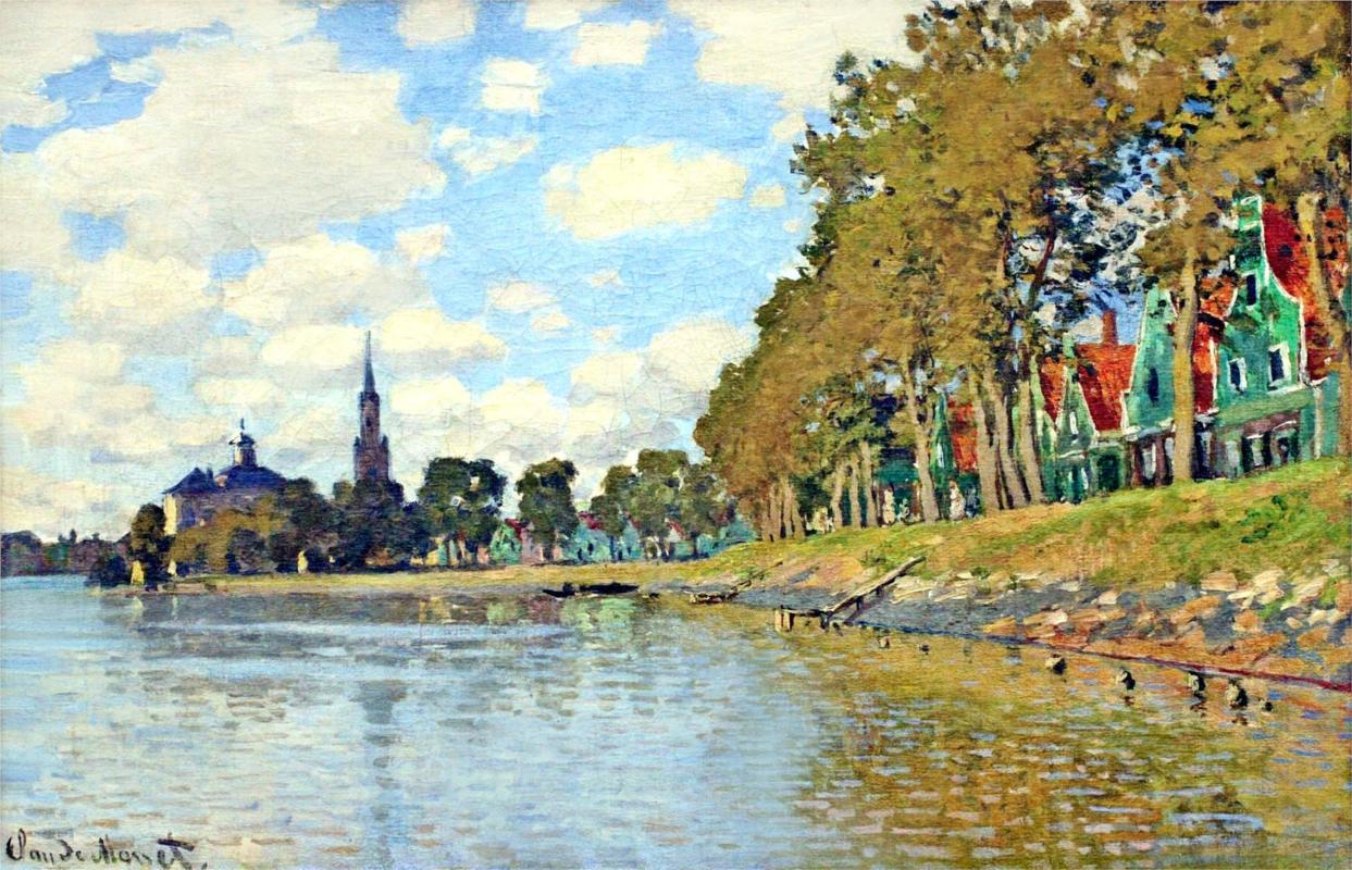 Zaandam, 1871 - Claude Monet Paintings